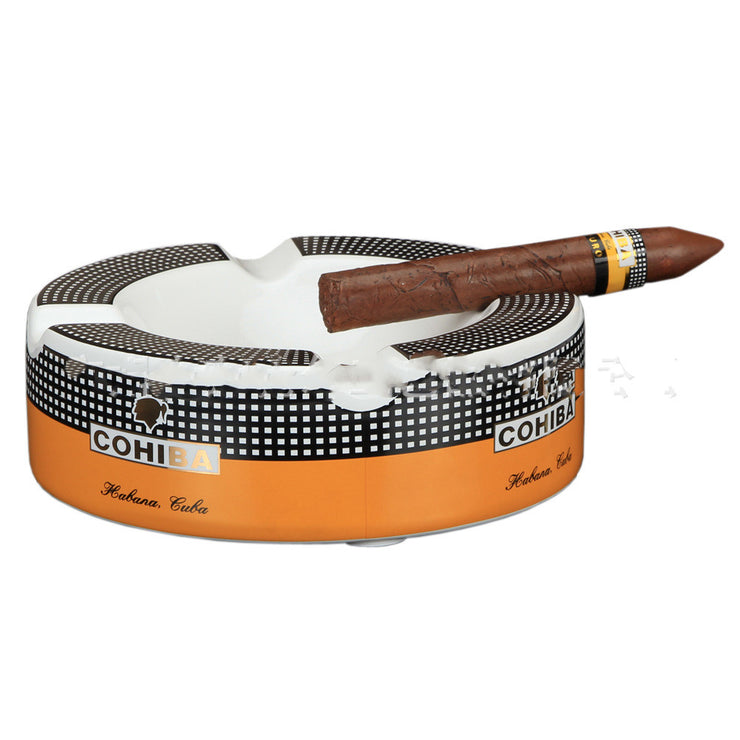 Ceramic cigar ashtray