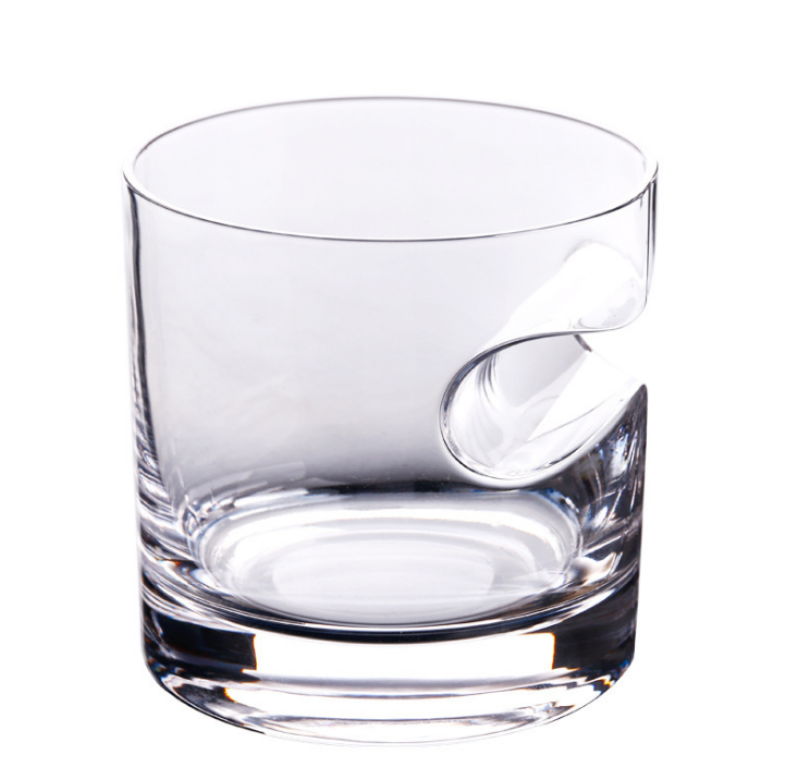 Creative whisky cigar glass