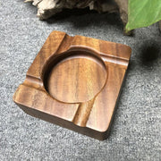 Cigar Ashtray Walnut Solid Wood